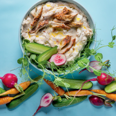 Smoked mackerel and cream cheese dip