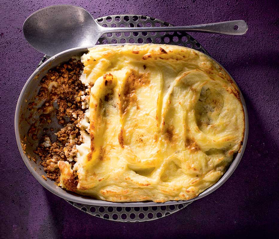 Spiced lamb-and-potato pie