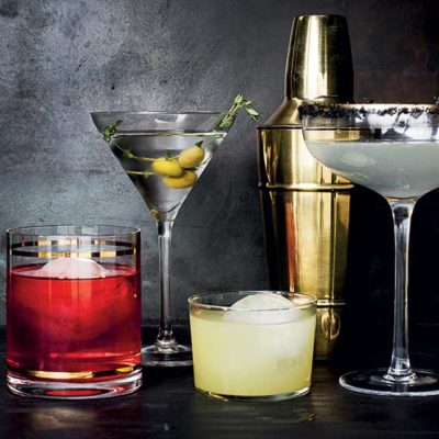 The famous five cocktails (using four ingredients or less!)