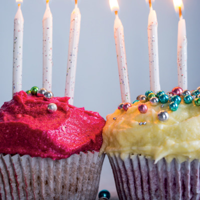 Any-colour-you-like velvet cupcakes