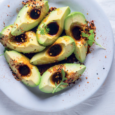 Simple soya avocado salad