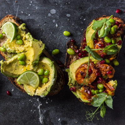 Watch: Siba's prawn-and-avo toast