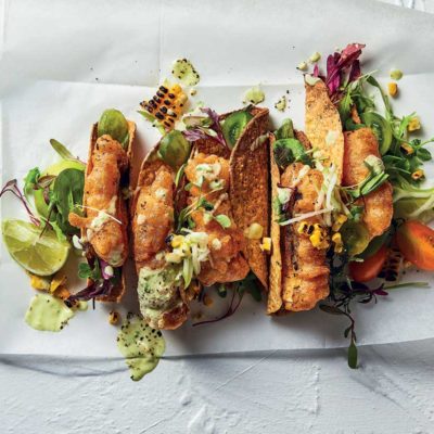 Crowd-pleasing crispy fish tacos