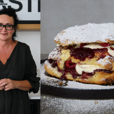Watch: Abi's giant scone cake