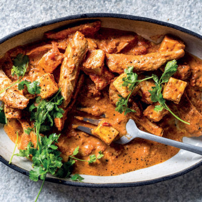 Chicken-and-paneer butter masala