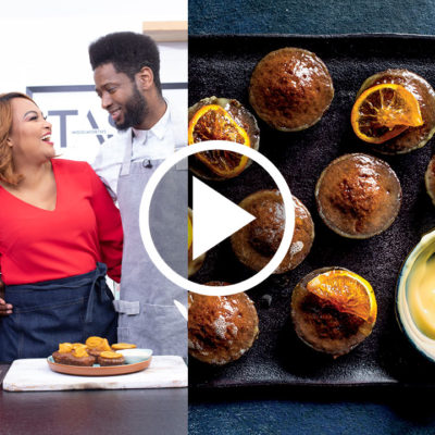 Watch: Siba's mini malva puddings