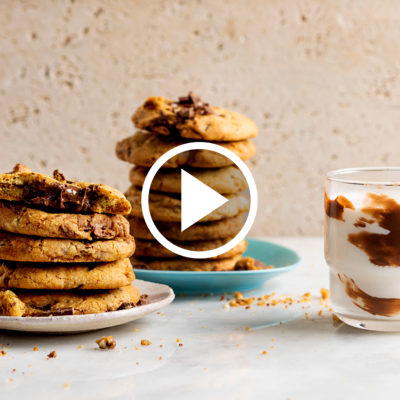 Watch: double-trouble chocolate-chip cookies