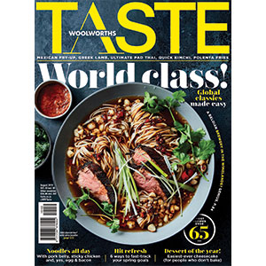 Taste your way around the world with TASTE's August issue