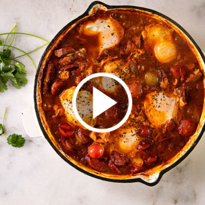 Watch: easy tomato shakshuka