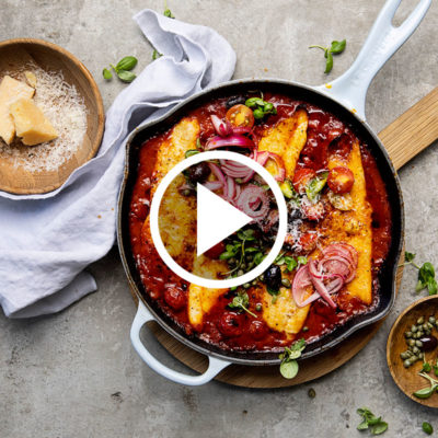Watch: 30-minute Puttanesca baked fish