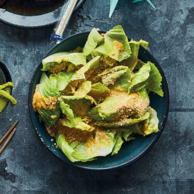 Lettuce-and-sesame chopped salad