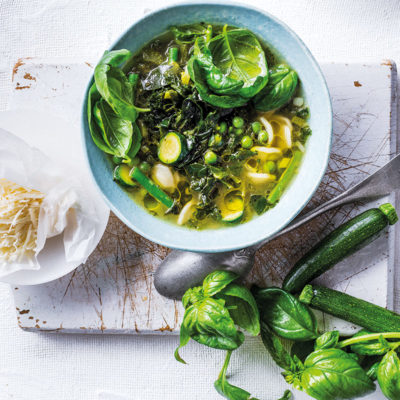 Green minestrone