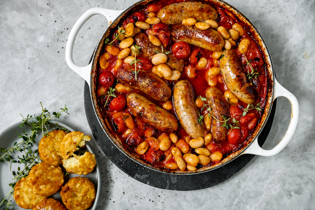 30 minute sausage tray bake