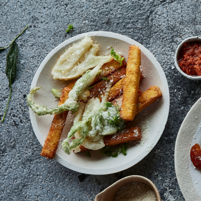 Crispy polenta fries