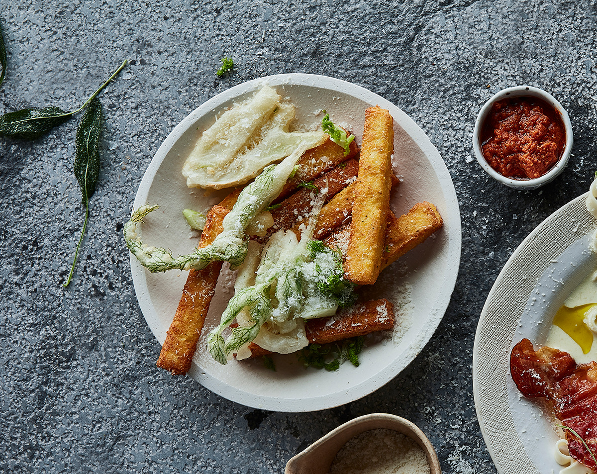 Crispy polenta fries