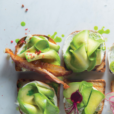 Green goddess avo toast