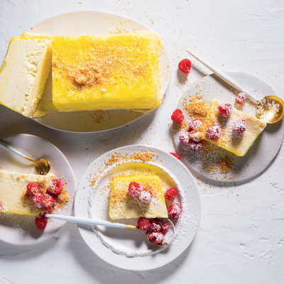 Pineapple-and-ginger semifreddo