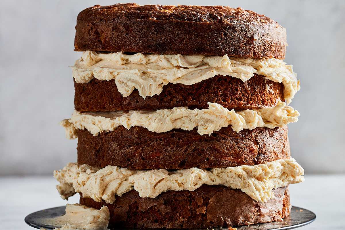 Moist pineapple-and-carrot cake