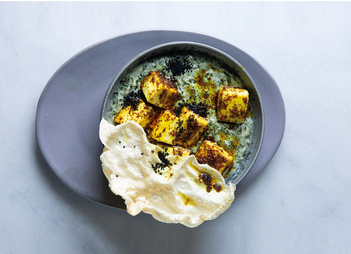 quick spinach paneer