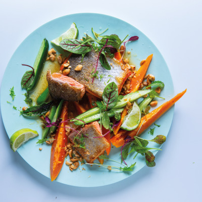 Rainbow trout salad