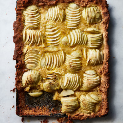 Reduced sugar rustic apple tart