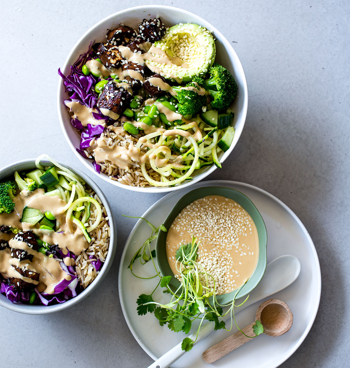 Vegan poke bowl