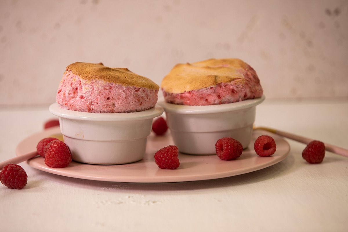 Abi's ultimate raspberry souffle