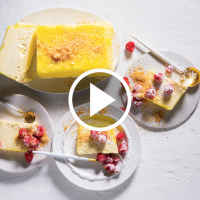 Watch: Siba's pineapple-and-ginger semifreddo