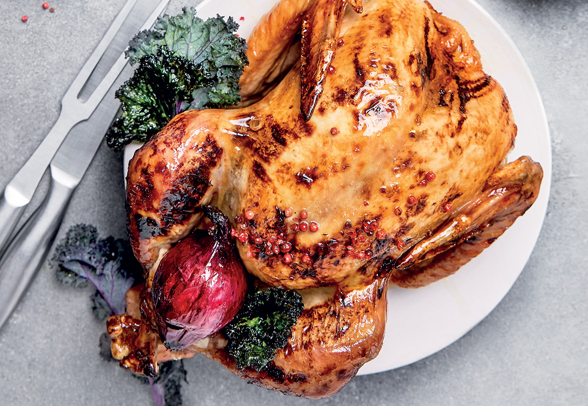 the perfect juicy braaied turkey