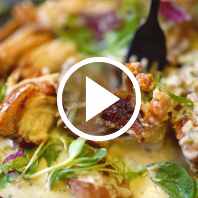 Watch: Crispy pork belly with pepper sauce