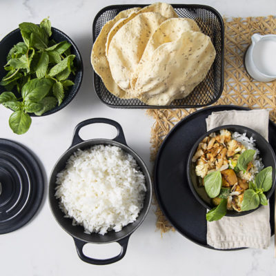 Easiest-ever Thai green veg curry