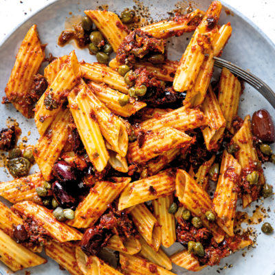 Olive-and-caper pasta sauce