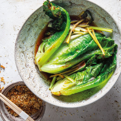 Stir-fried lettuce