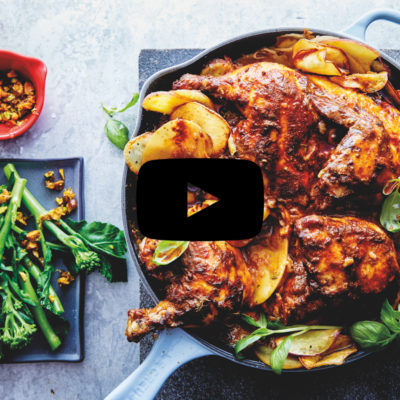 Watch: One-pan chicken-and-potato bake