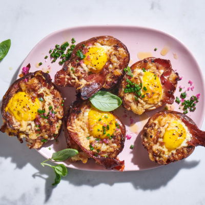 Twice-baked breakfast potatoes