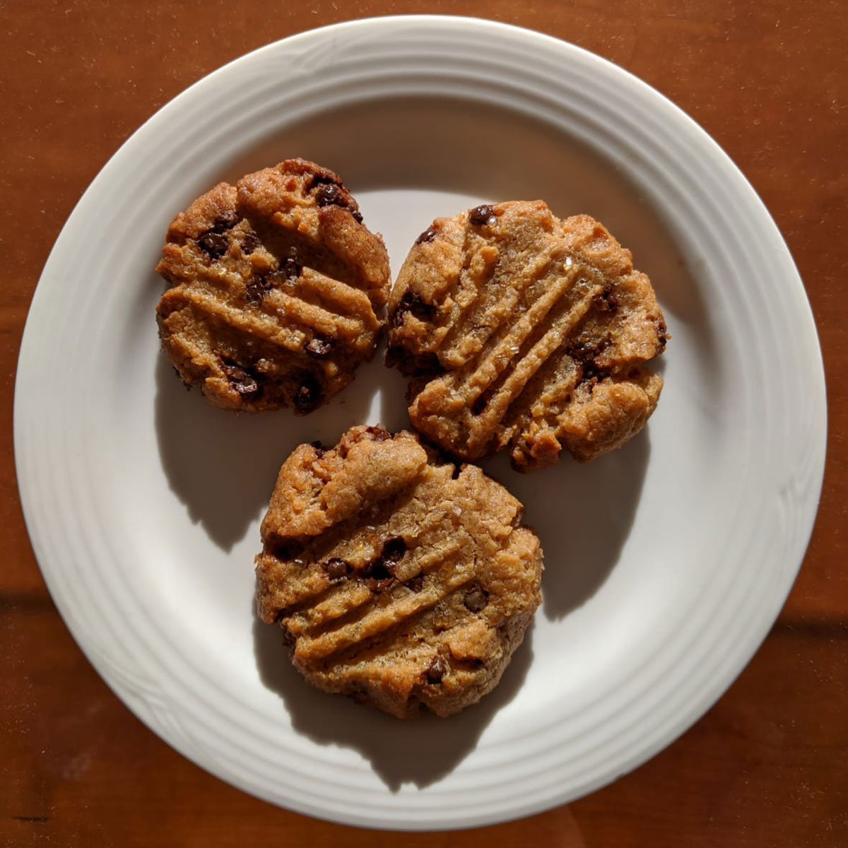 3-ingredient peanut butter cookies