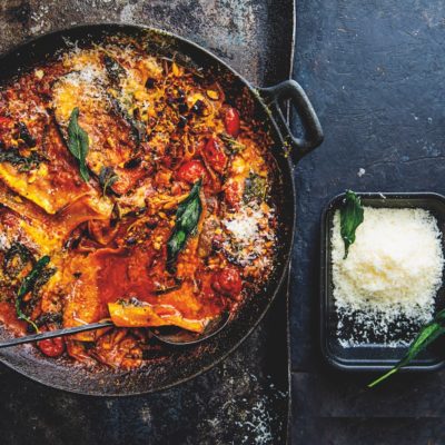 Brinjal lasagne