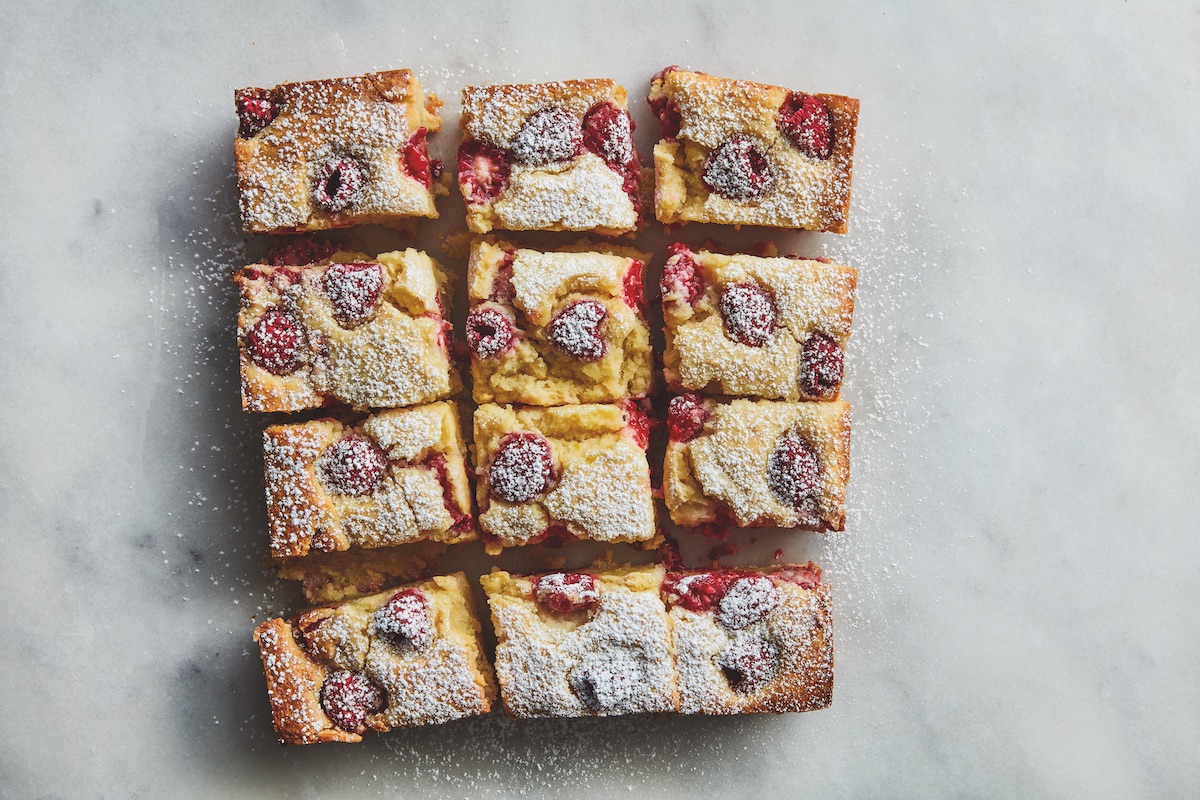 raspberry and ricotta pudding cake