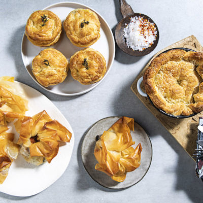 3 super easy, veggie-packed pies