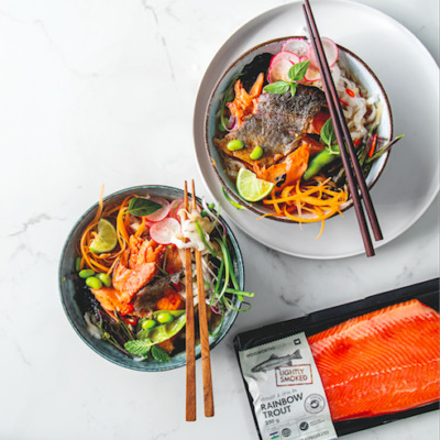 Add some colour to your plate with delicious rainbow trout