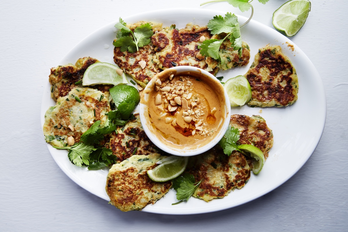 ZESTY-SWEET-POTATO-FRITTERS-WITH-SPICY-PEANUT-DIPPING-SAUCE