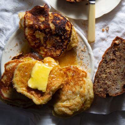 Banana flapjacks