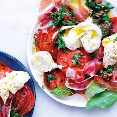 Heirloom tomato carpaccio