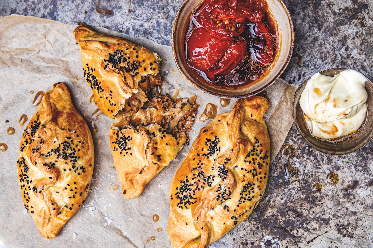 handmade Cornish pasties