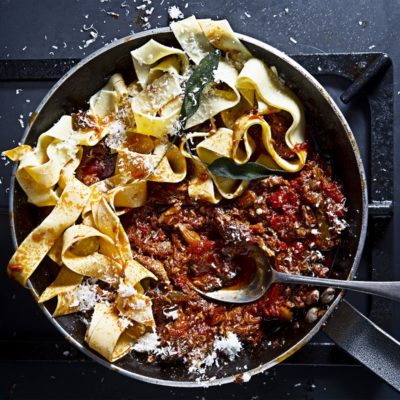 Lamb ragù pasta