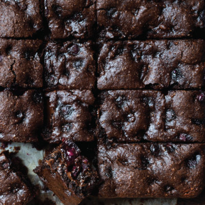 Blueberry brownies