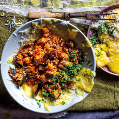 Lamb-and-brinjal mince