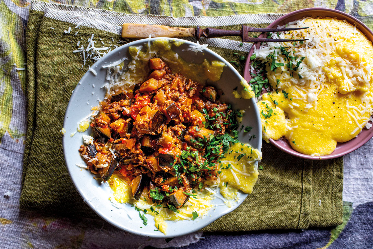 Lamb-and-brinjal mince