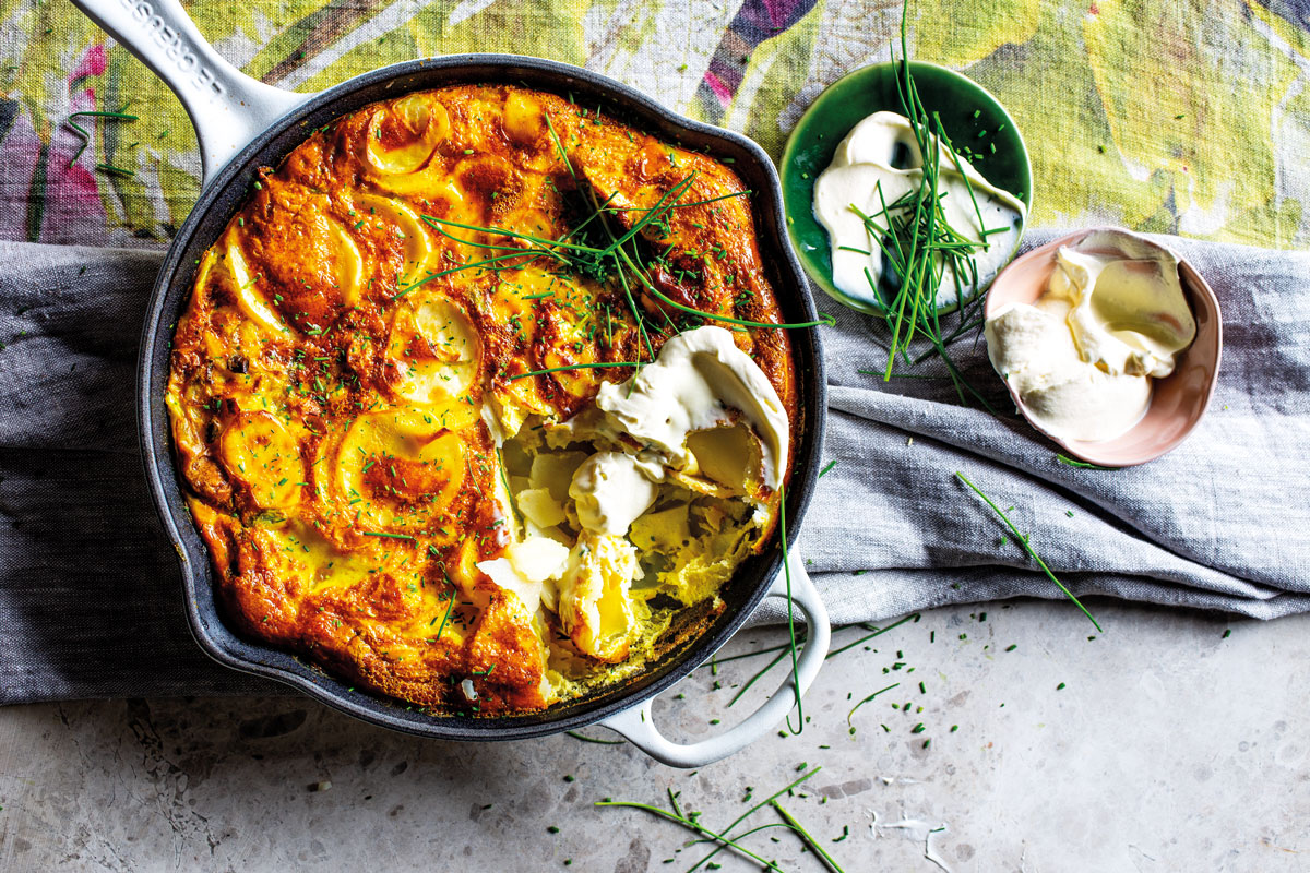 Leek-and-potato-frittata