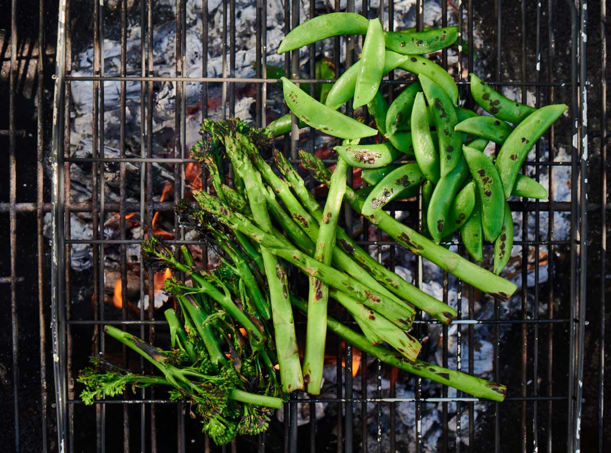 Grilled-greens